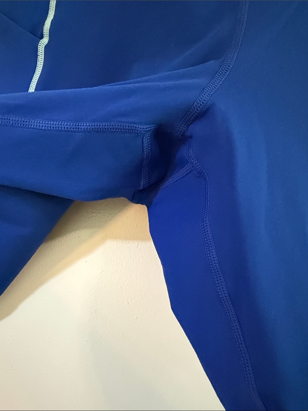 Fabletics Royal Blue Leggings with Light Blue Piping - Picture 5 of 7